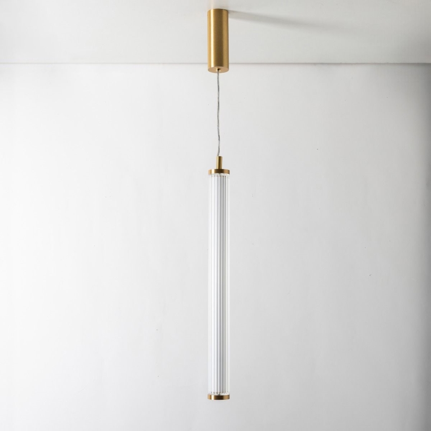 Zuma Line - Dimbare LED-hanglamp met kabel LED/26W/230V 2700-6500K goudkleurig + afstandsbediening