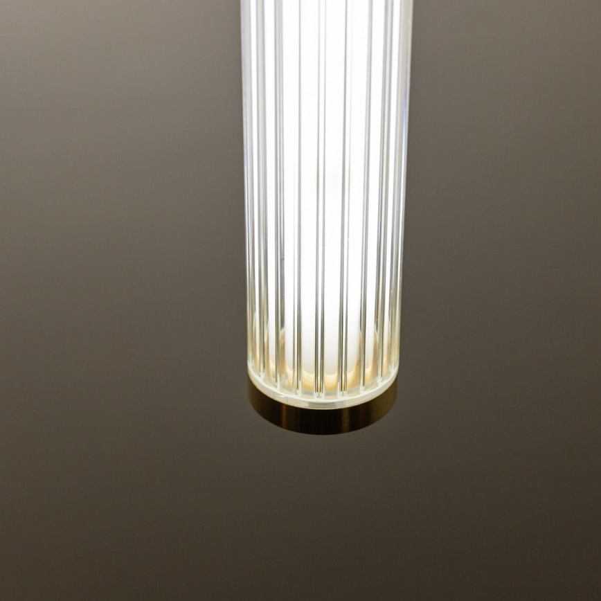 Zuma Line - Dimbare LED-hanglamp met kabel LED/26W/230V 2700-6500K goudkleurig + afstandsbediening