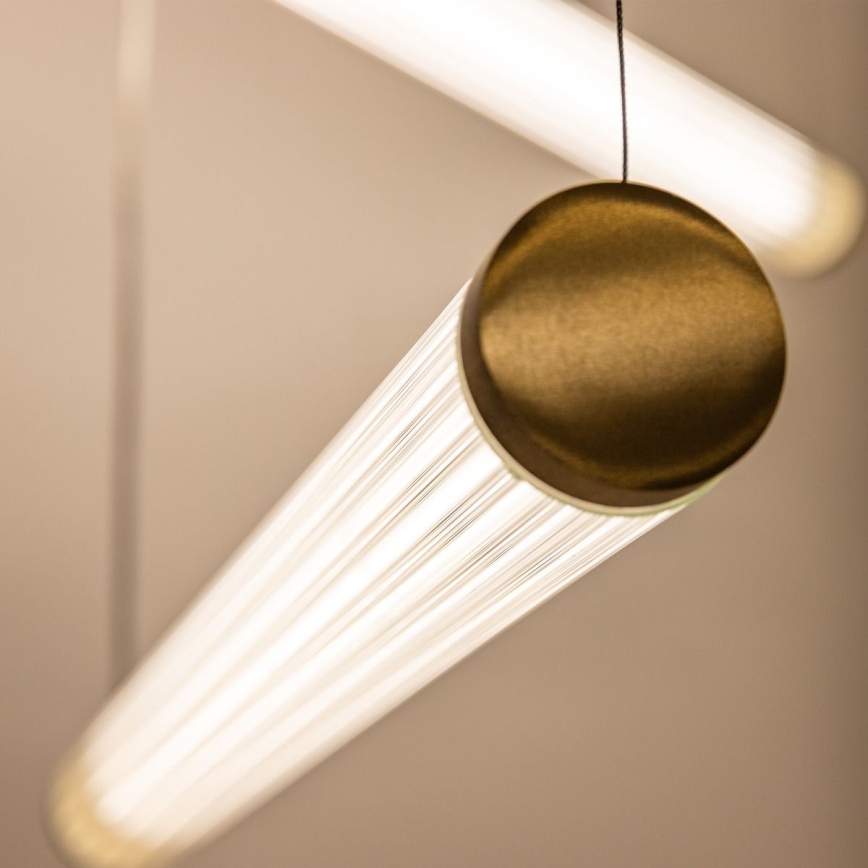 Zuma Line - dimbare LED-hanglamp aan kabel LED/64W/230V 2700-6500K goud + afstandsbediening