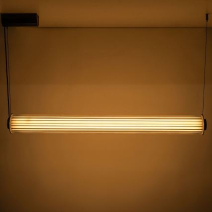 Zuma Line - LED dimbare hanglamp aan kabel LED/39W/230V 2700-6500K zwart + afstandsbediening