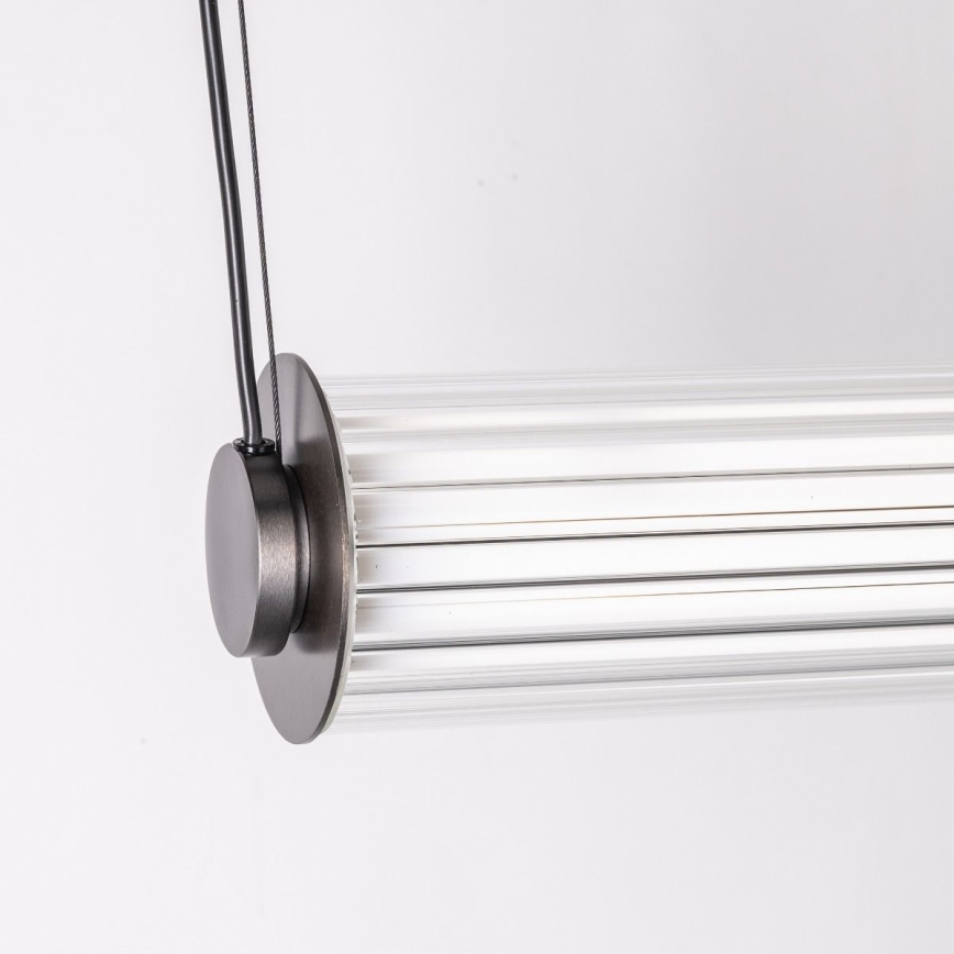 Zuma Line - LED dimbare hanglamp aan kabel LED/39W/230V 2700-6500K zwart + afstandsbediening