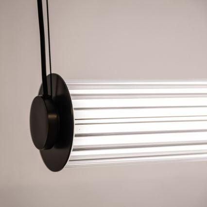 Zuma Line - LED dimbare hanglamp aan kabel LED/39W/230V 2700-6500K zwart + afstandsbediening