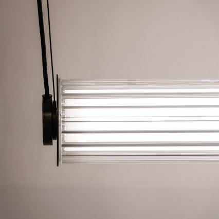 Zuma Line - LED dimbare hanglamp aan kabel LED/39W/230V 2700-6500K zwart + afstandsbediening