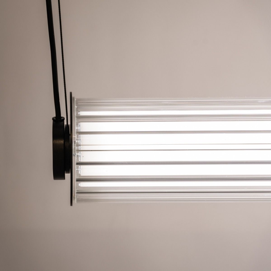 Zuma Line - LED dimbare hanglamp aan kabel LED/39W/230V 2700-6500K zwart + afstandsbediening