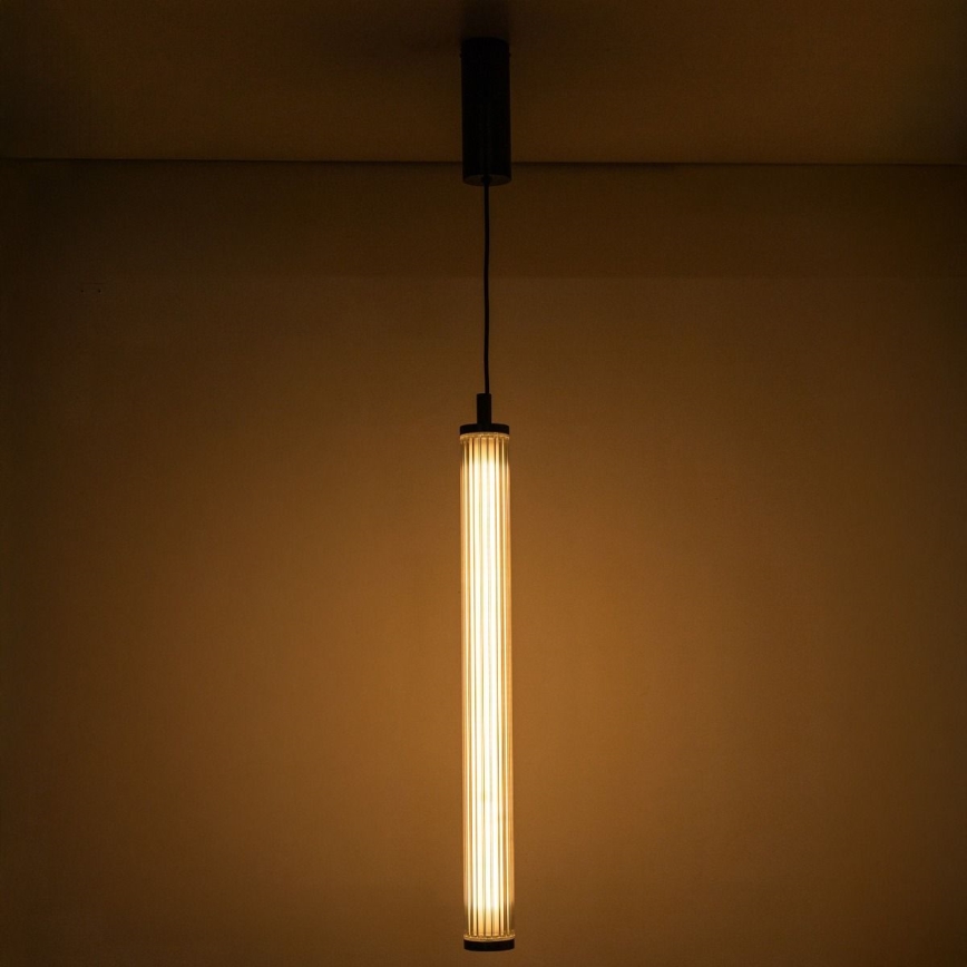 Zuma Line - dimbare LED-hanglamp aan kabel LED/26W/230V 2700-6500K zwart + afstandsbediening