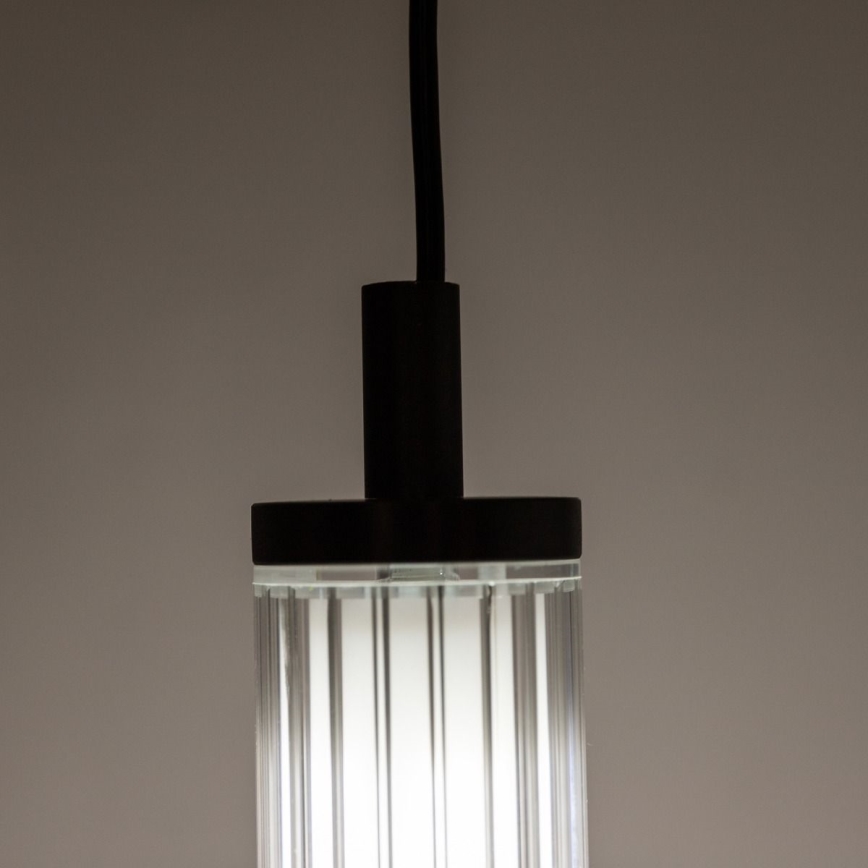 Zuma Line - dimbare LED-hanglamp aan kabel LED/26W/230V 2700-6500K zwart + afstandsbediening