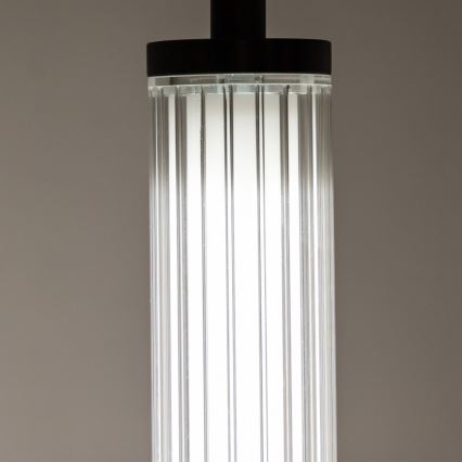 Zuma Line - dimbare LED-hanglamp aan kabel LED/26W/230V 2700-6500K zwart + afstandsbediening