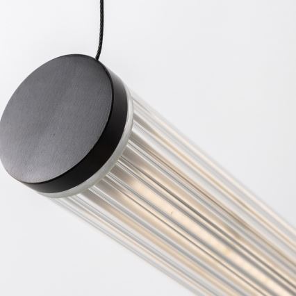 Zuma Line - Dimbare LED-hanglamp aan stalen kabel LED/64W/230V 2700-6500K zwart + afstandsbediening