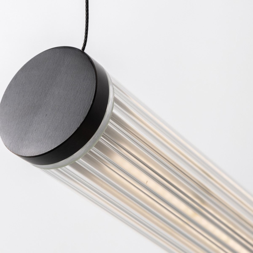 Zuma Line - Dimbare LED-hanglamp aan stalen kabel LED/64W/230V 2700-6500K zwart + afstandsbediening