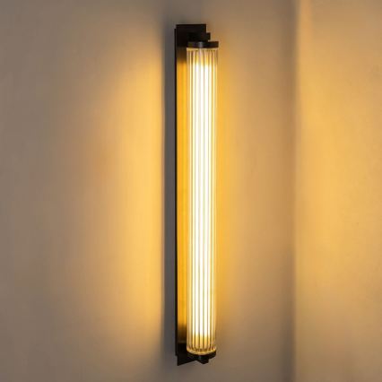 Zuma Line - LED dimbare wandlamp LED/26W/230V 2700-6500K zwart + afstandsbediening