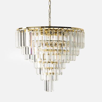 Zuma Line - Kroonluchter met ketting 20xE14/40W/230V goudkleurig