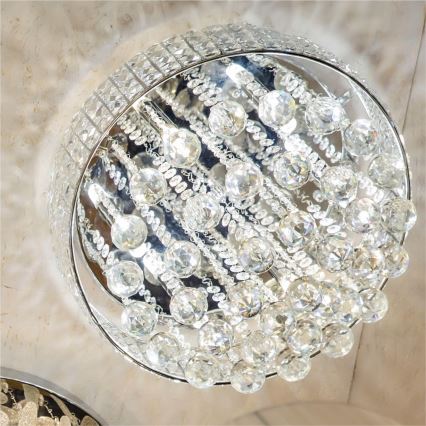 Zuma Line - Plafondlamp 9xG9/25W/230V diameter 50 cm glanzend chroom