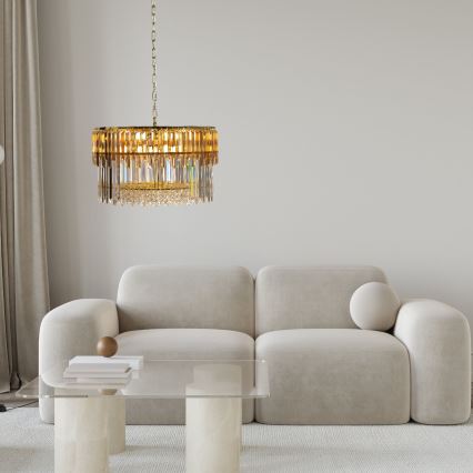 Zuma Line - Hanglamp aan een ketting 16xE14/40W/230V diameter 60 cm goud