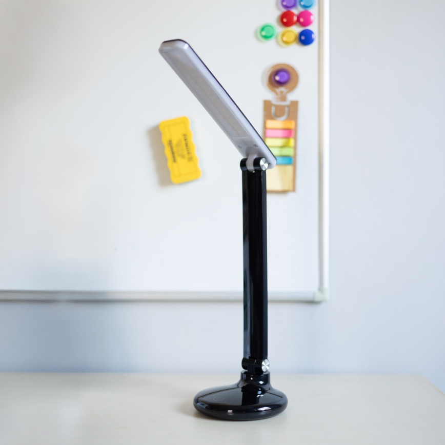 Zuma Line - LED Oplaadbaar tafellamp LED/6W/1200 mAh 3000/4500/6000K CRI 90 zwart