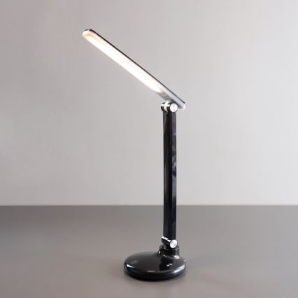 Zuma Line - LED Oplaadbaar tafellamp LED/6W/1200 mAh 3000/4500/6000K CRI 90 zwart