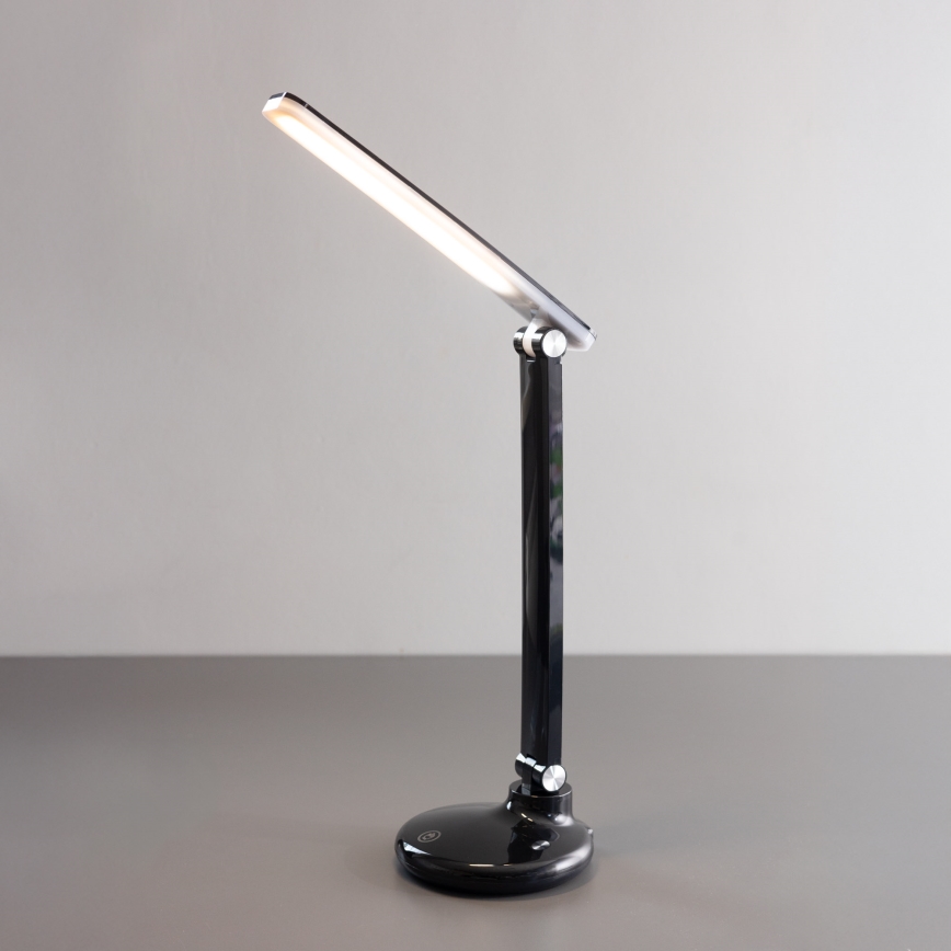 Zuma Line - LED Oplaadbaar tafellamp LED/6W/1200 mAh 3000/4500/6000K CRI 90 zwart