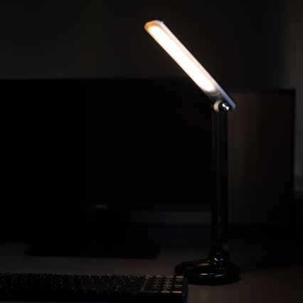 Zuma Line - LED Oplaadbaar tafellamp LED/6W/1200 mAh 3000/4500/6000K CRI 90 zwart