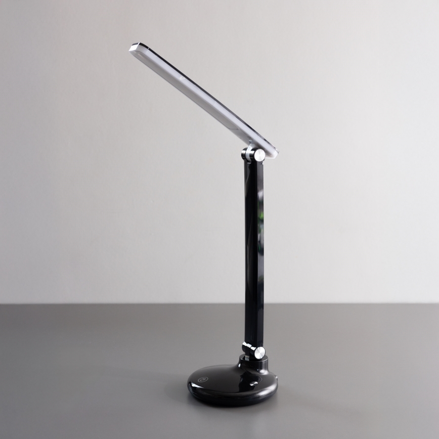 Zuma Line - LED Oplaadbaar tafellamp LED/6W/1200 mAh 3000/4500/6000K CRI 90 zwart