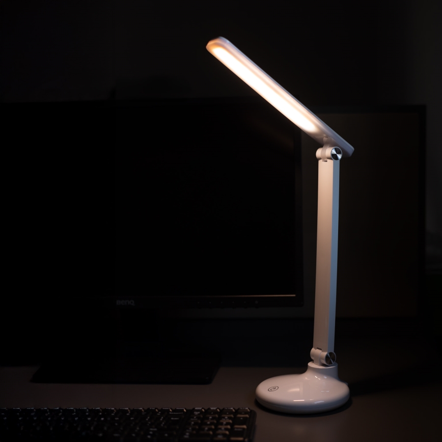 Zuma Line - LED Oplaadbaar tafellamp LED/6W/1200 mAh 3000/4500/6000K CRI 90 wit