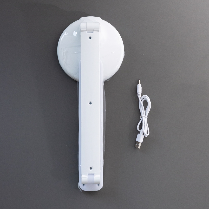 Zuma Line - LED Oplaadbaar tafellamp LED/6W/1200 mAh 3000/4500/6000K CRI 90 wit