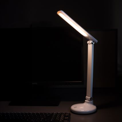 Zuma Line - LED Oplaadbare bureaulamp LED/6W/1200 mAh 3000/4500/6000K CRI 90 wit
