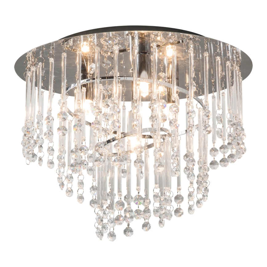 Zuma Line - Plafondlamp 4xG9/25W/230V Ø 35 cm glanzend chroom/helder