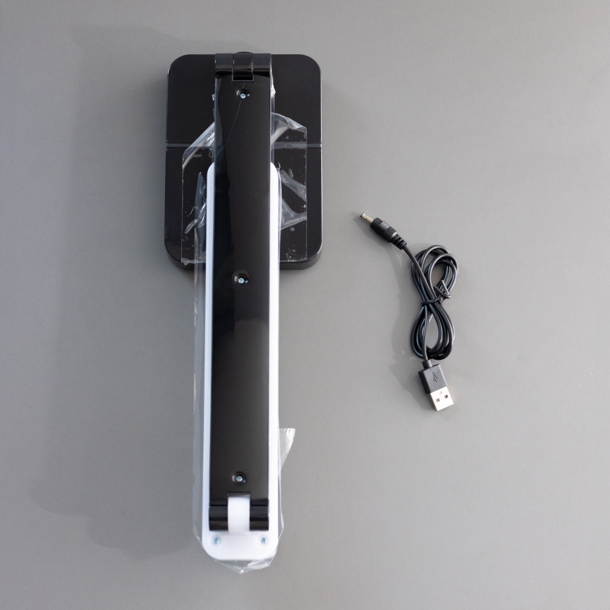 Zuma Line - LED Oplaadbaar tafellamp LED/8W/1200 mAh 3000/4500/6000K CRI 90 zwart