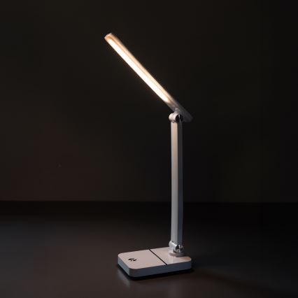 Zuma Line - LED Oplaadbaar tafellamp LED/8W/1200 mAh 3000/4500/6000K CRI 90 wit