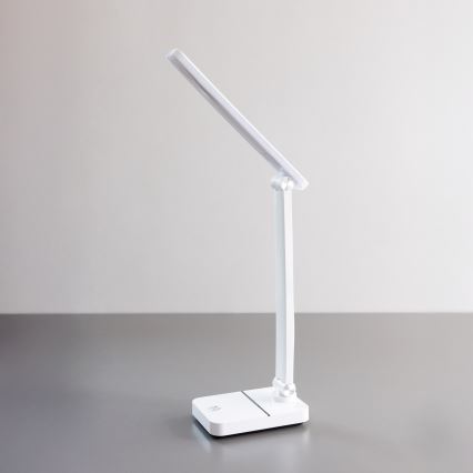 Zuma Line - LED Oplaadbaar tafellamp LED/8W/1200 mAh 3000/4500/6000K CRI 90 wit