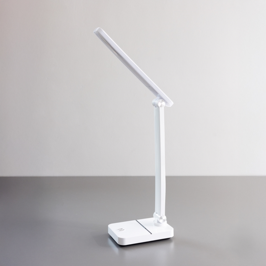 Zuma Line - LED Oplaadbaar tafellamp LED/8W/1200 mAh 3000/4500/6000K CRI 90 wit