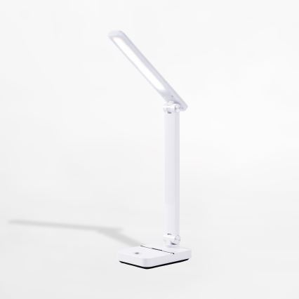 Zuma Line - LED Oplaadbaar tafellamp LED/8W/1200 mAh 3000/4500/6000K CRI 90 wit