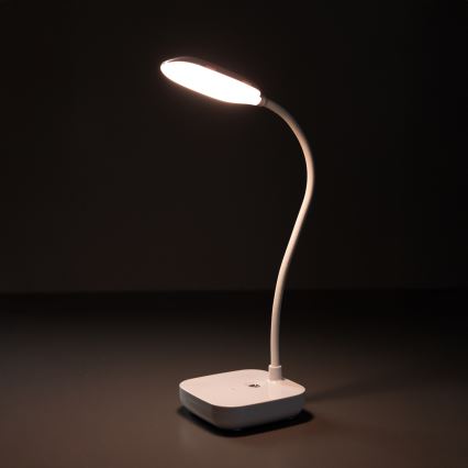Zuma Line - LED Oplaadbaar tafellamp LED/7W/1200 mAh 3000/4500/6000K CRI 90 wit