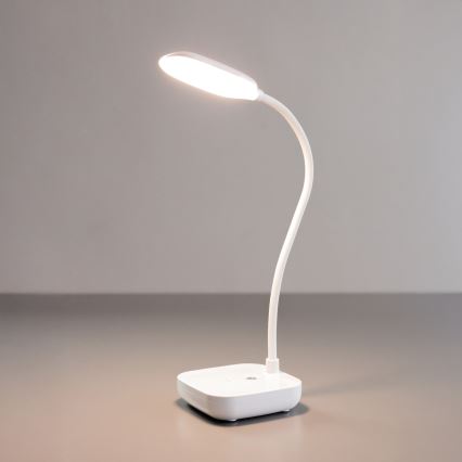 Zuma Line - LED Oplaadbaar tafellamp LED/7W/1200 mAh 3000/4500/6000K CRI 90 wit