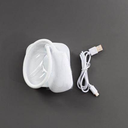 Zuma Line - LED Oplaadbaar tafellamp LED/7W/1200 mAh 3000/4500/6000K CRI 90 wit