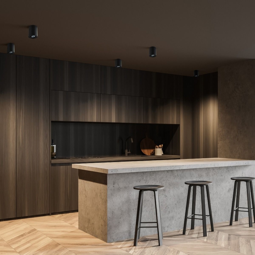 Zuma Line - LED RGBW dimbare spot 1xGU10/6W/230V zwart + afstandsbediening