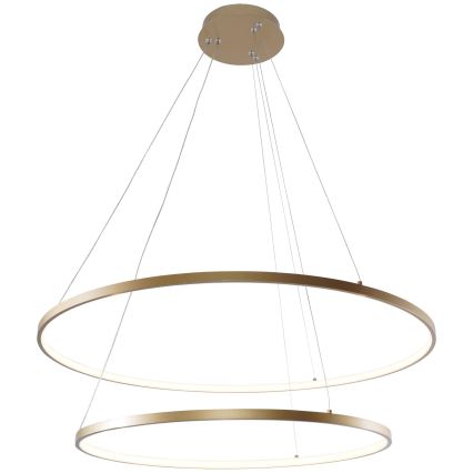 Zuma Line - LED Hanglamp aan een koord LED/60W/230V 3000/4000/6000K diameter 80 cm goud