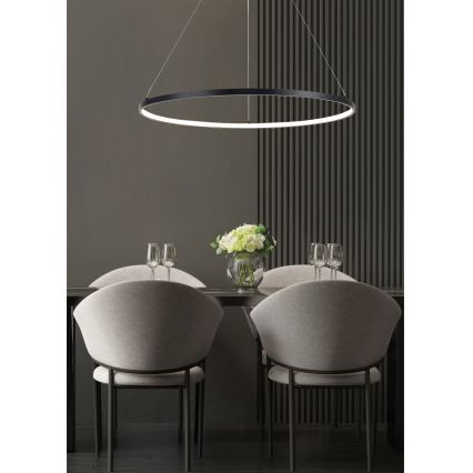 Zuma Line - LED Hanglamp aan een koord LED/36W/230V 3000/4000/6000K diameter 80 cm zwart