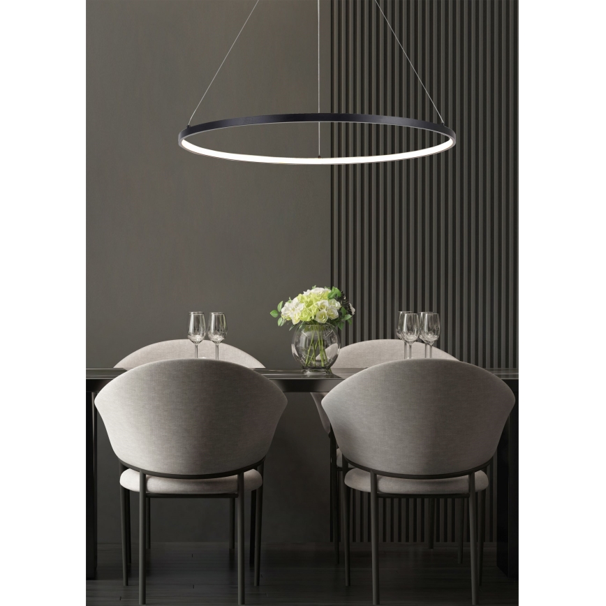 Zuma Line - LED Hanglamp aan een koord LED/36W/230V 3000/4000/6000K diameter 80 cm zwart