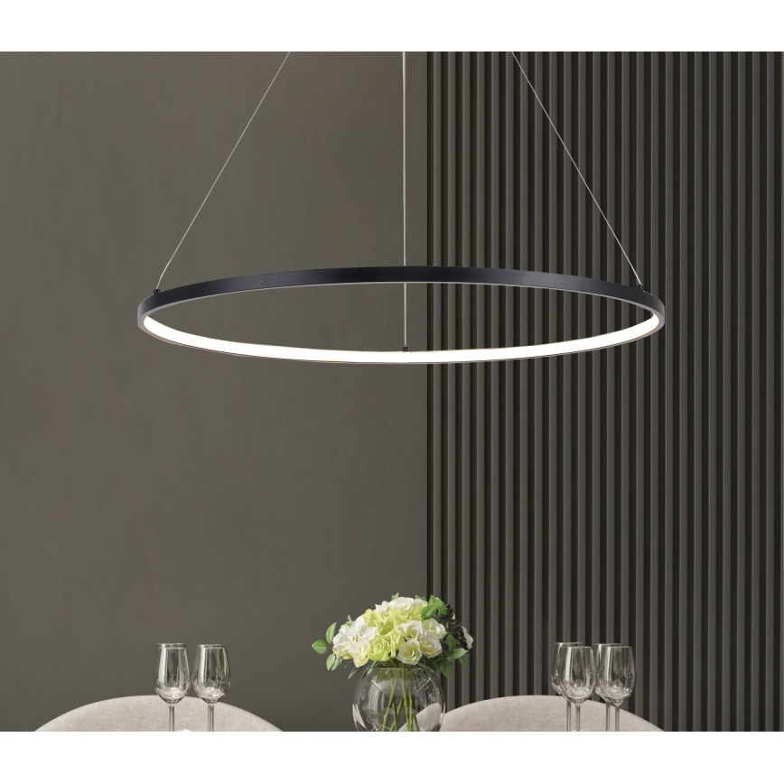 Zuma Line - LED Hanglamp aan een koord LED/36W/230V 3000/4000/6000K diameter 80 cm zwart
