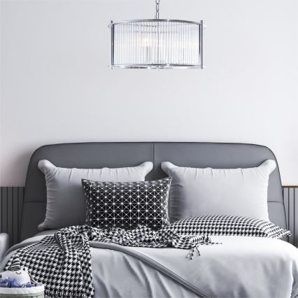 Zuma Line - Hanglamp aan een ketting 3xE27/40W/230V glanzend chroom