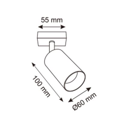 Zuma Line - Wandspot 1xGU10/50W/230V goud