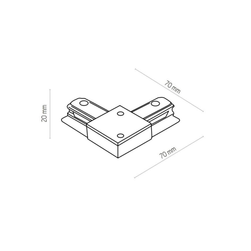 Zuma Line - Inbouwspot voor railsysteem 6xGU10/10W/230V zwart + railaccessoires