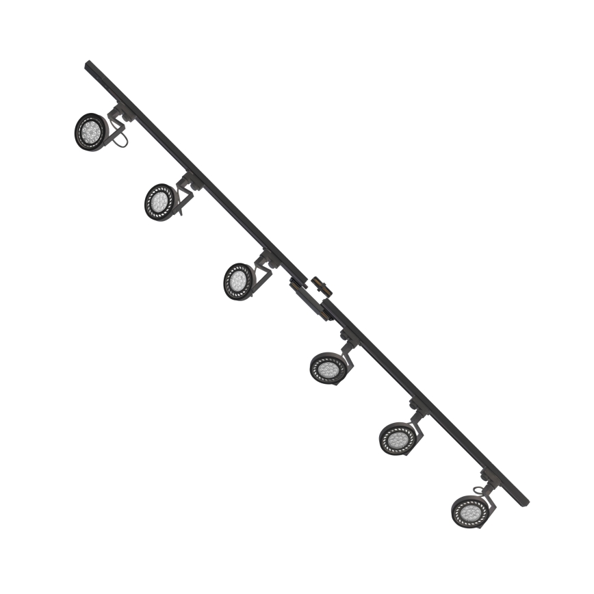 Zuma Line - Spot in een rail systeem 6xGU10/10W/230V zwart