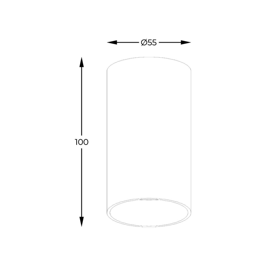 Zuma Line - LED RGBW dimbare spot 1xGU10/4,8W/230V zwart + afstandsbediening