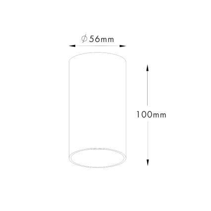 Zuma Line - Spot 1xGU10/50W/230V zwart