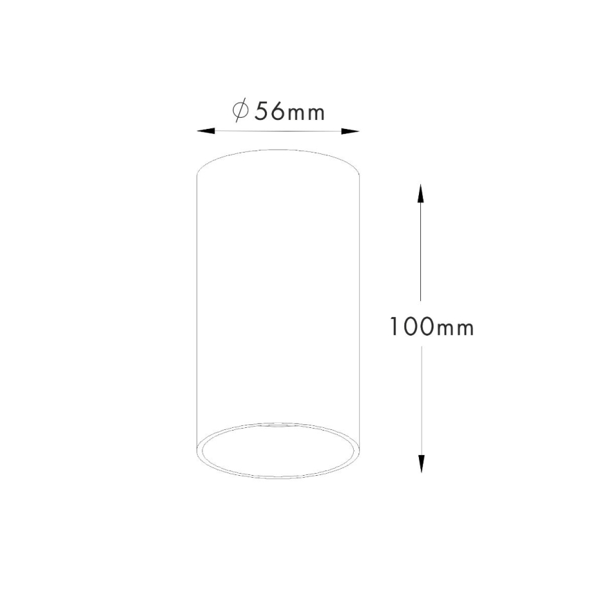 Zuma Line - Spot 1xGU10/50W/230V zwart