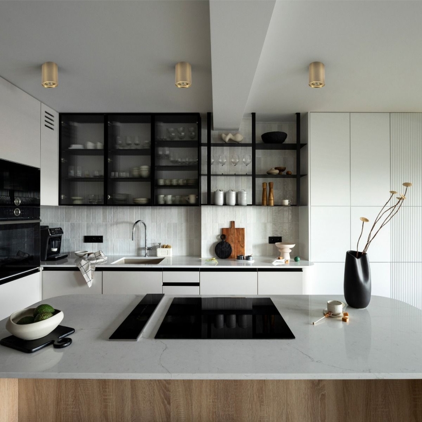 Zuma Line - Dimbare LED RGBW spot 1xGU10/6W/230V goud + afstandsbediening