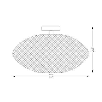 Zuma Line - Bevestigde hanglamp 1xE27/40W/230V zwart