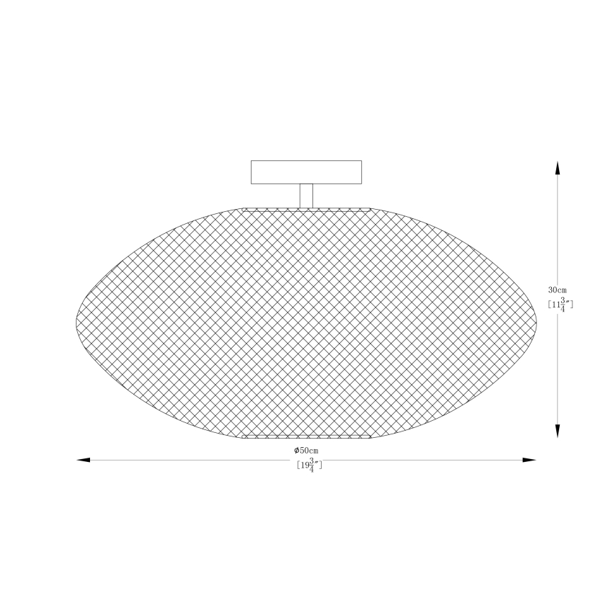 Zuma Line - Bevestigde hanglamp 1xE27/40W/230V zwart