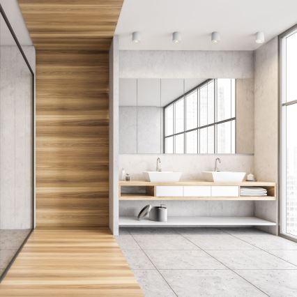 Zuma Line - LED RGBW dimbare badkamerspot 1xGU10/6W/230V IP44 wit + afstandsbediening